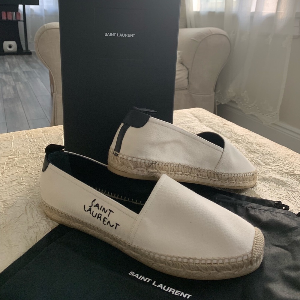 Saint Laurent canvas espadrilles (sz 40.5) - Picture 2 of 6